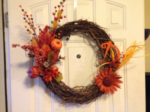 Fall wreath! Love it! 